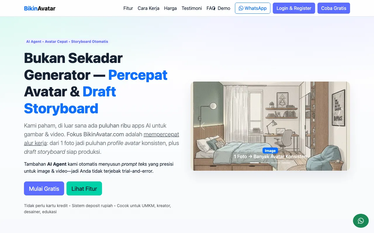 BikinAvatar.com — preview screenshot