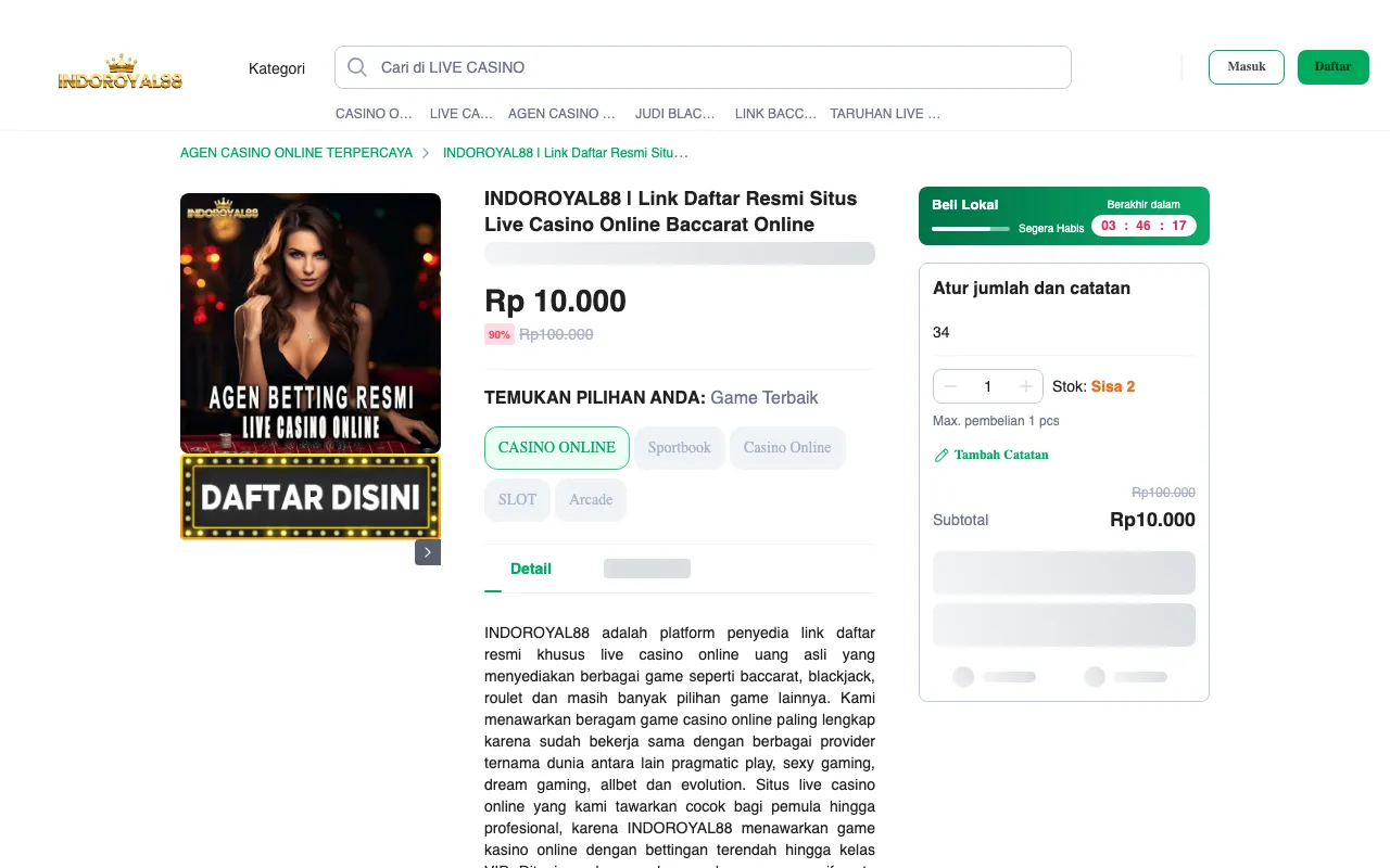 CASINO ONLINE — preview screenshot