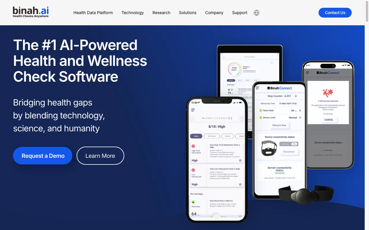 binah.ai — preview screenshot