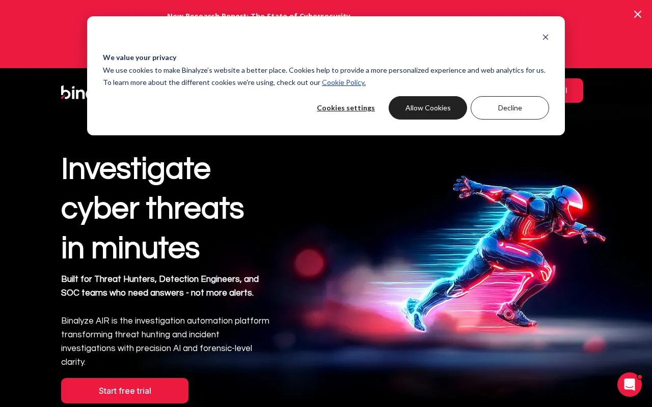 Binalyze — preview screenshot