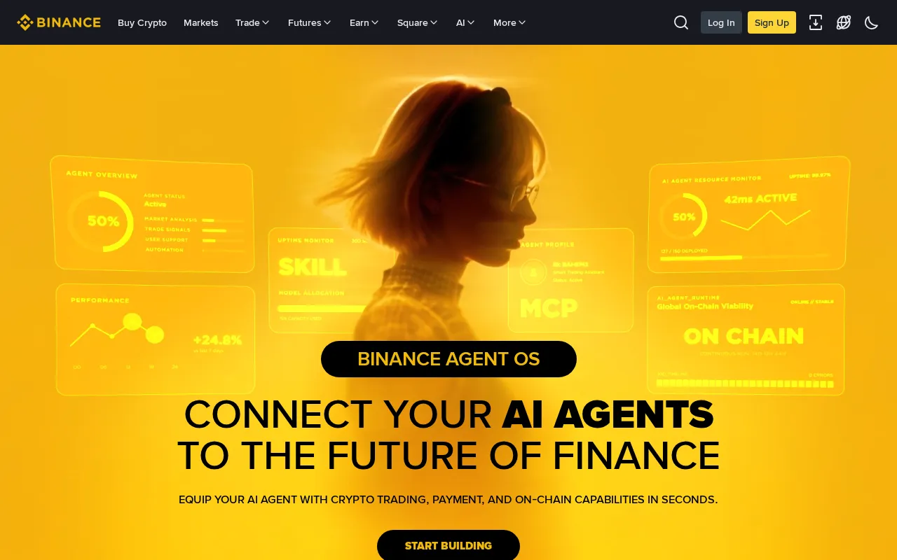 Binance Agent OS — preview screenshot