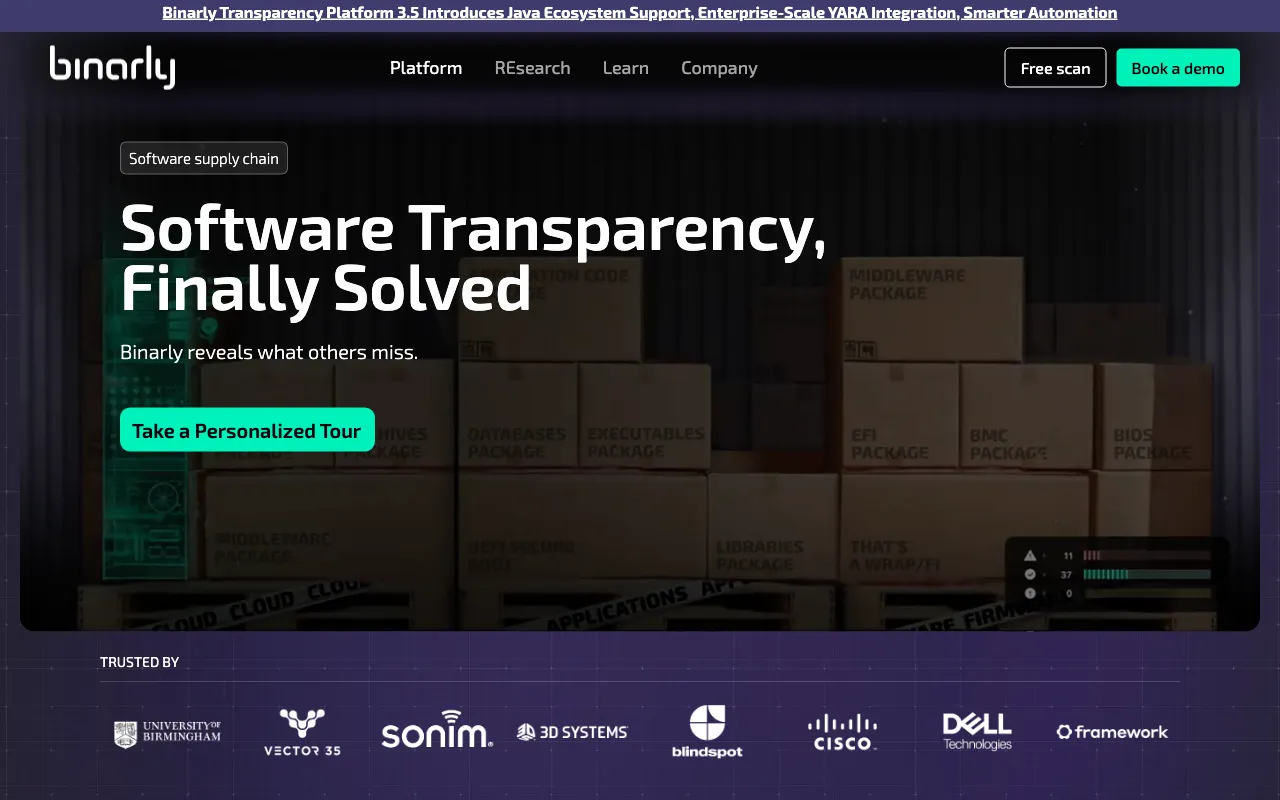 binarly.io — preview screenshot