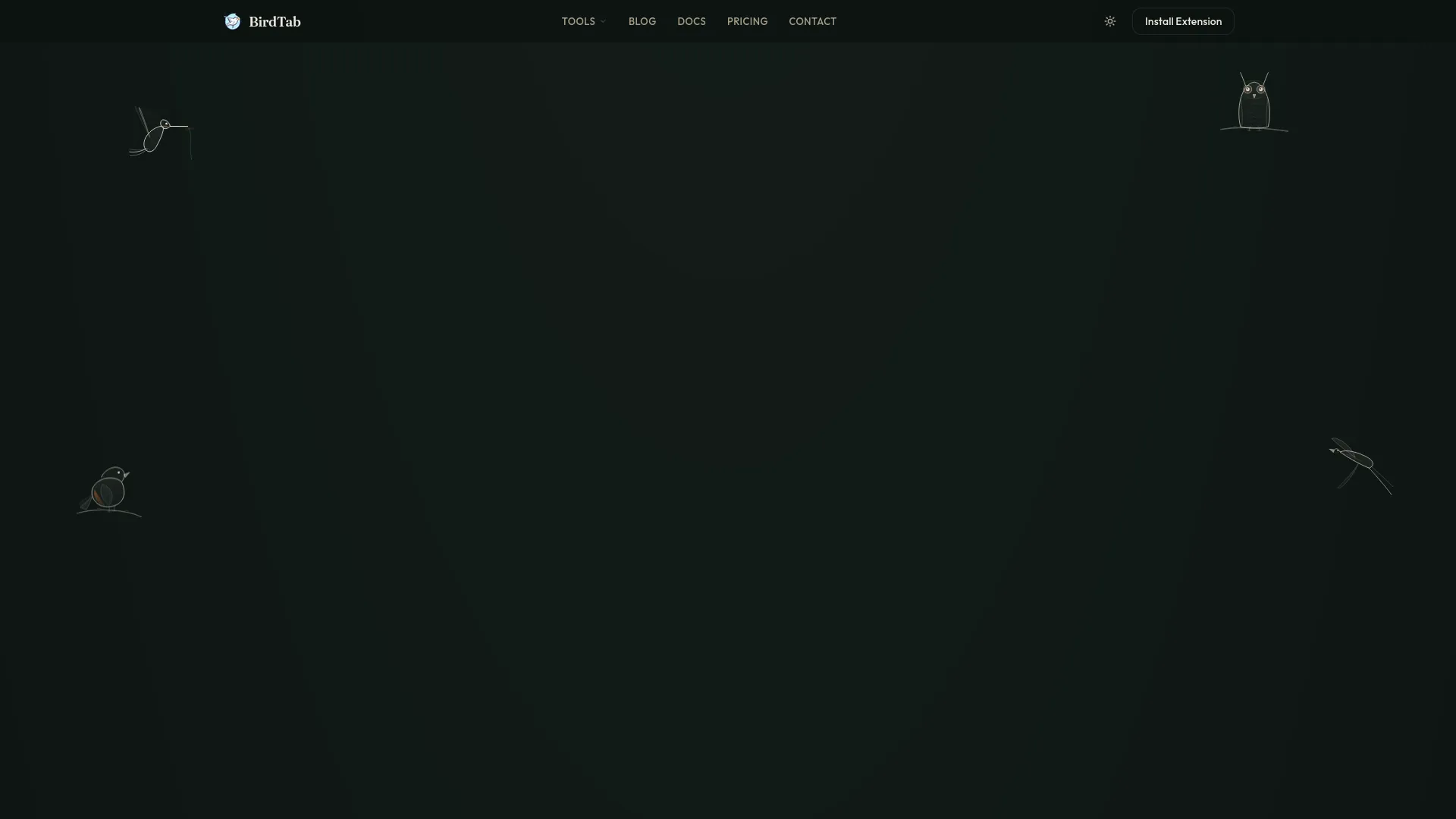 BirdTab — preview screenshot