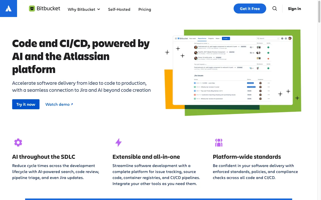 Bitbucket — preview screenshot