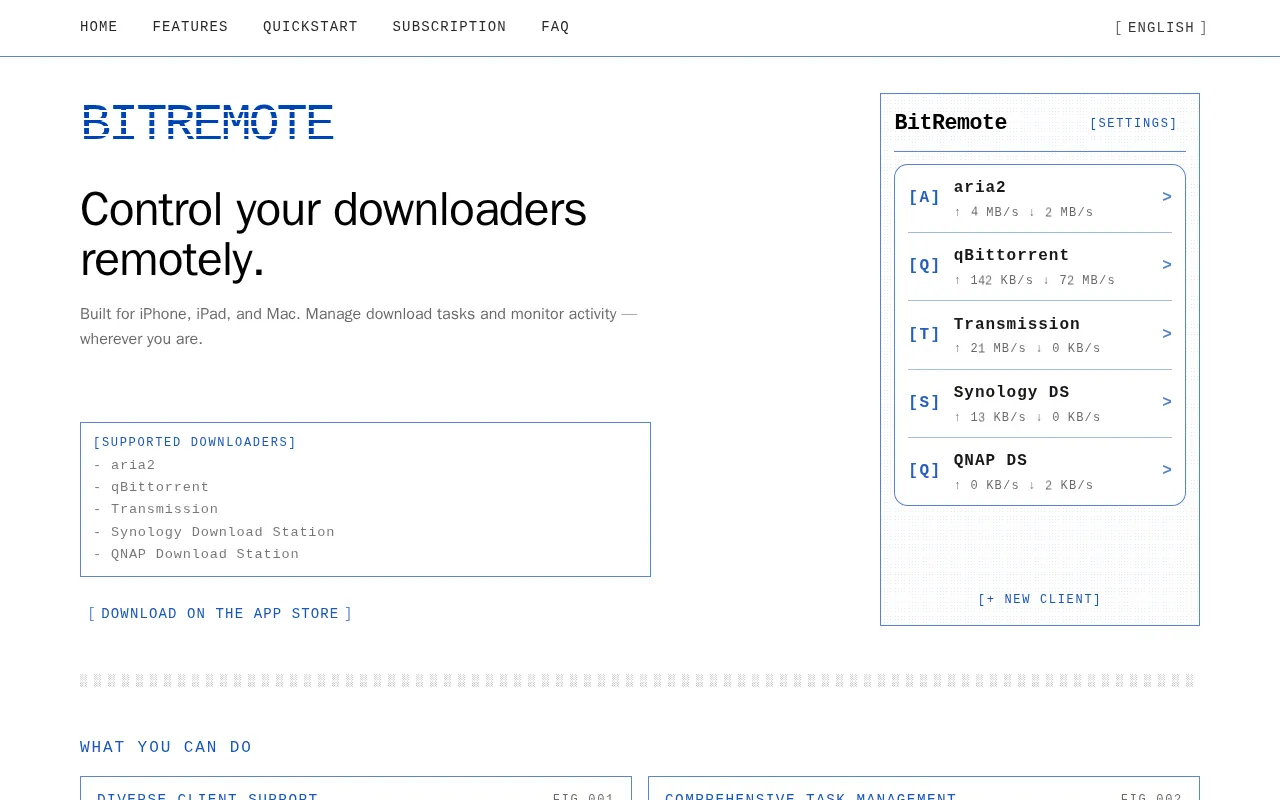 BitRemote — preview screenshot