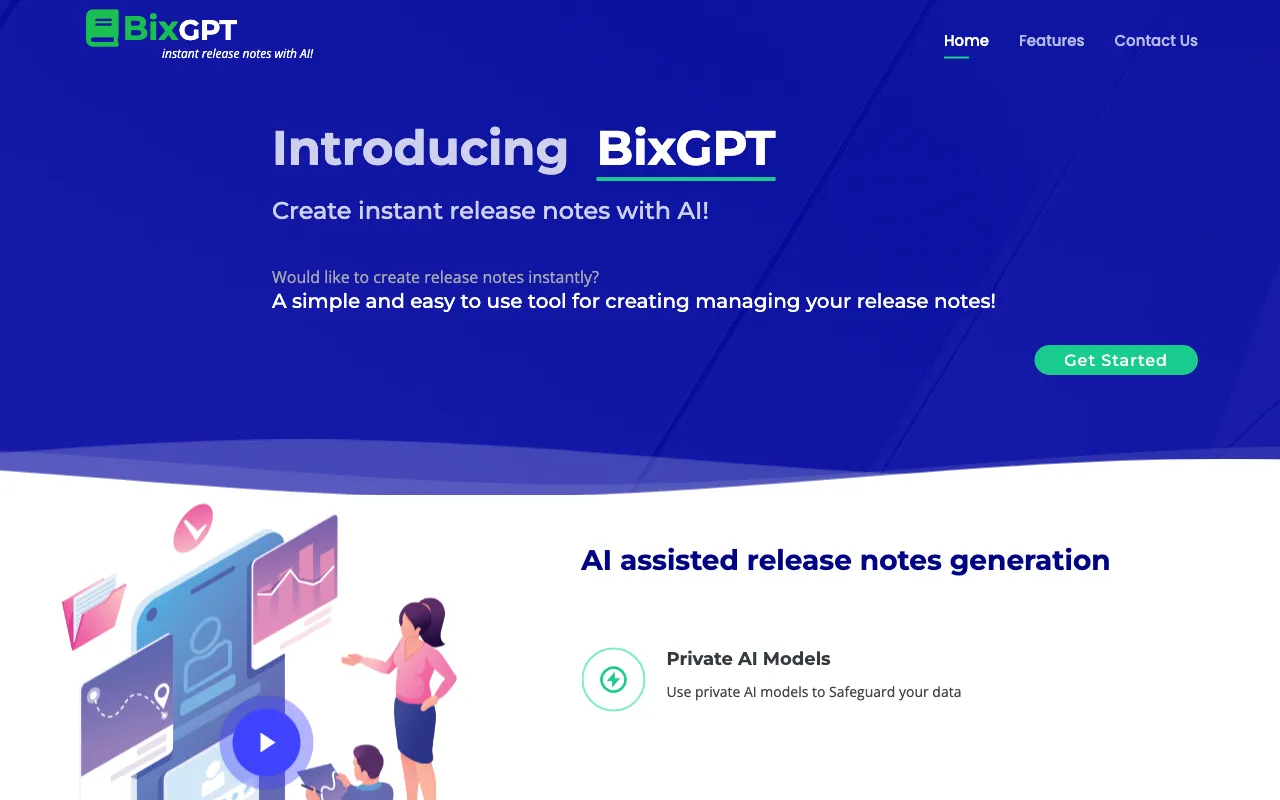 BixGPT ReleaseNotes — preview screenshot