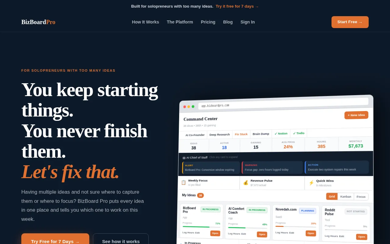 Bizboard Pro — preview screenshot