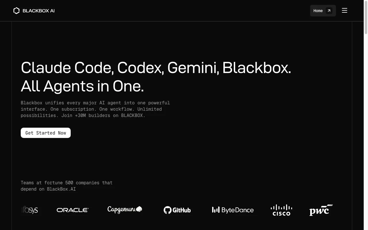 BLACKBOX.AI — preview screenshot