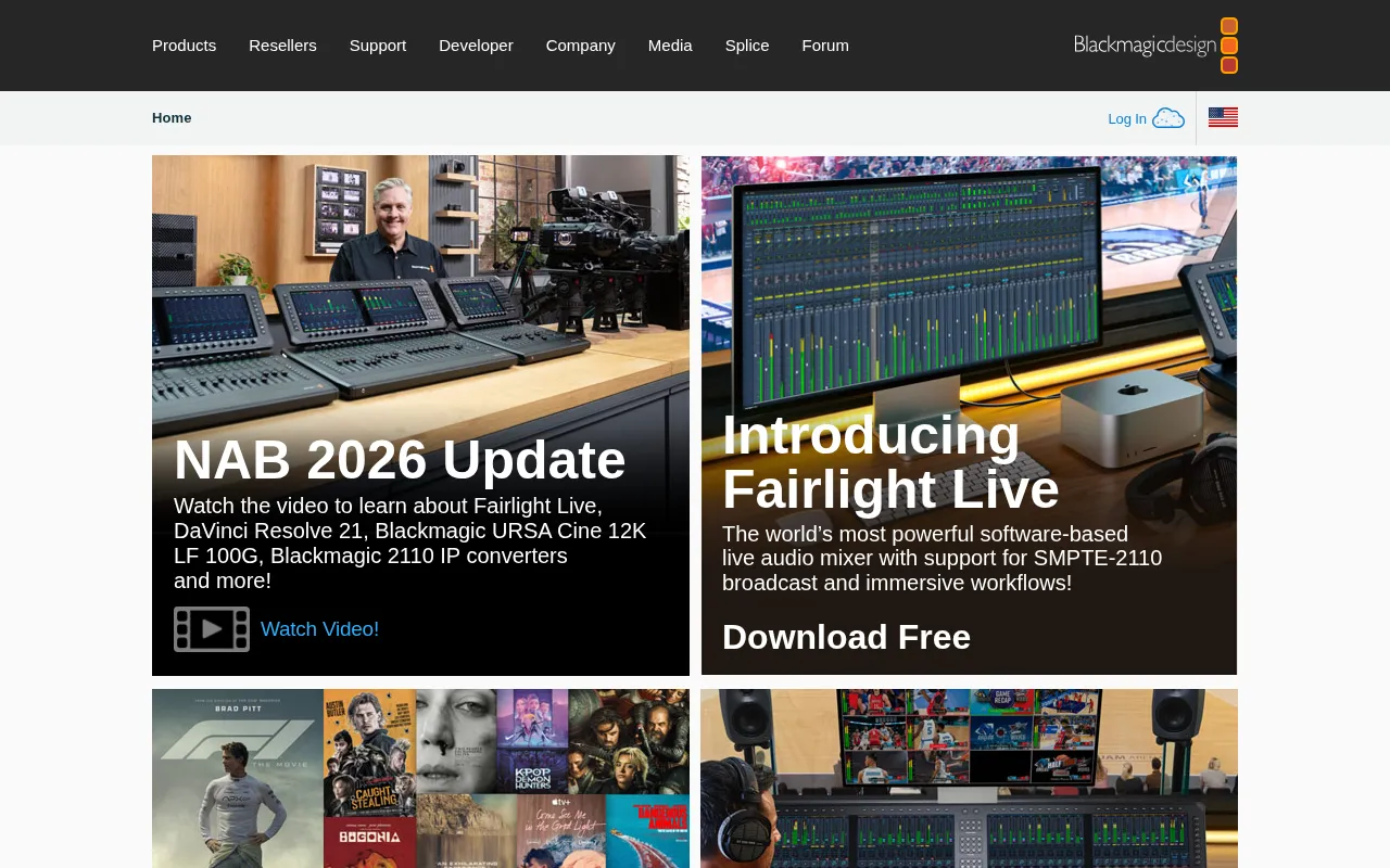 Blackmagic Design — preview screenshot