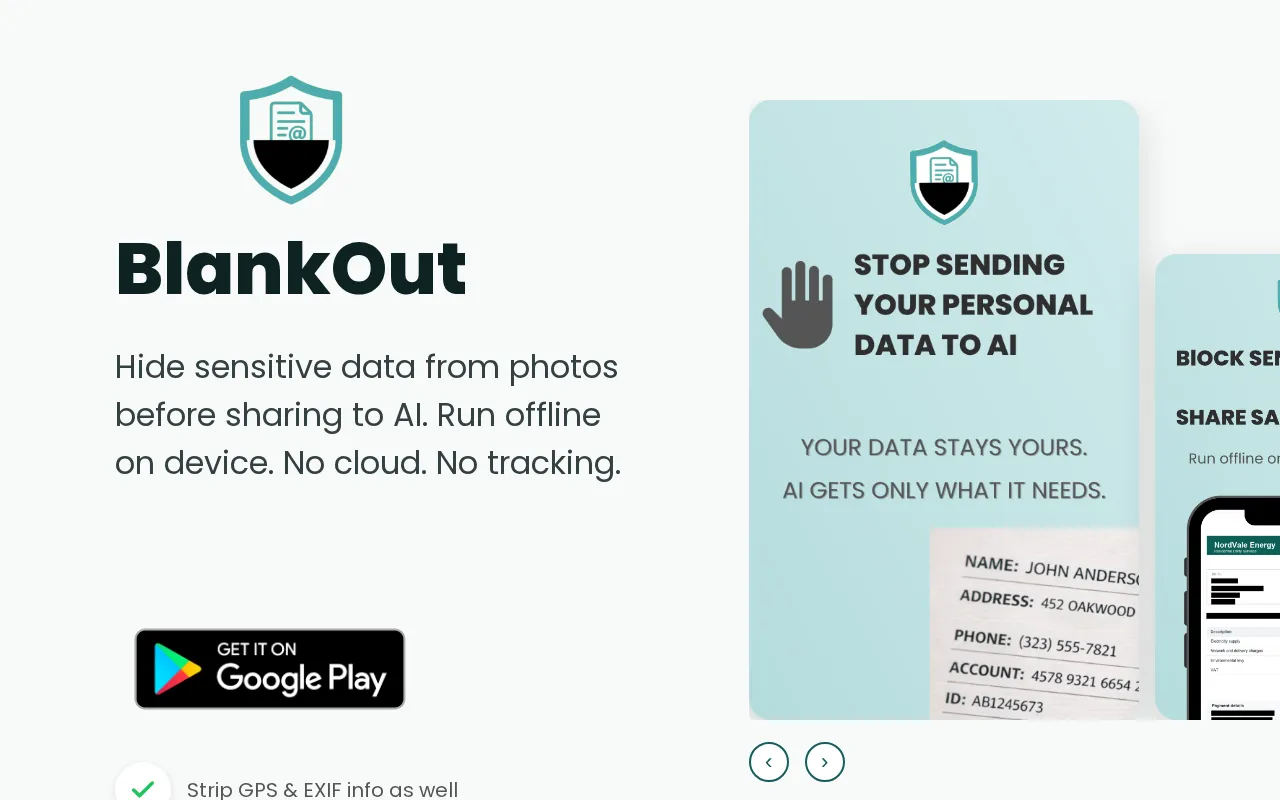 BlankOut — preview screenshot