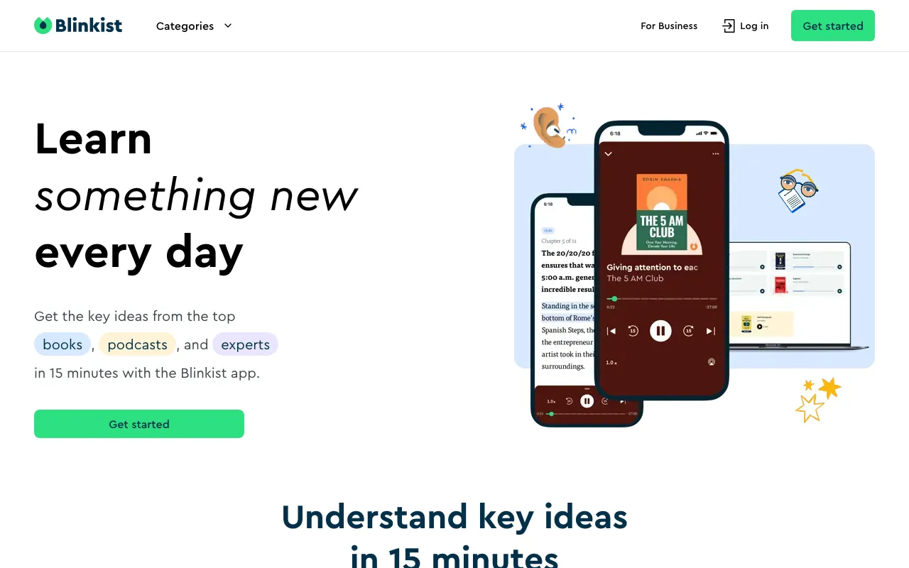 Blinkist — preview screenshot