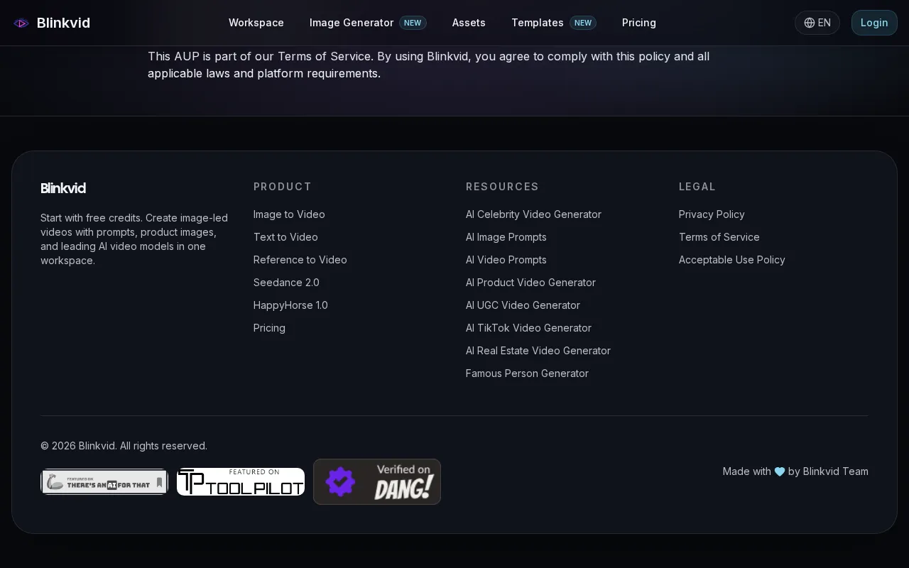 Blinkvid — preview screenshot