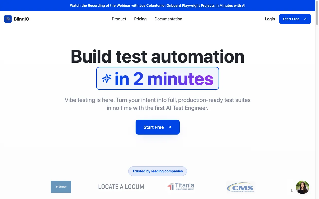 Blinq — preview screenshot