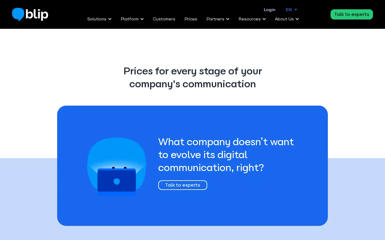 Blip — pricing page
