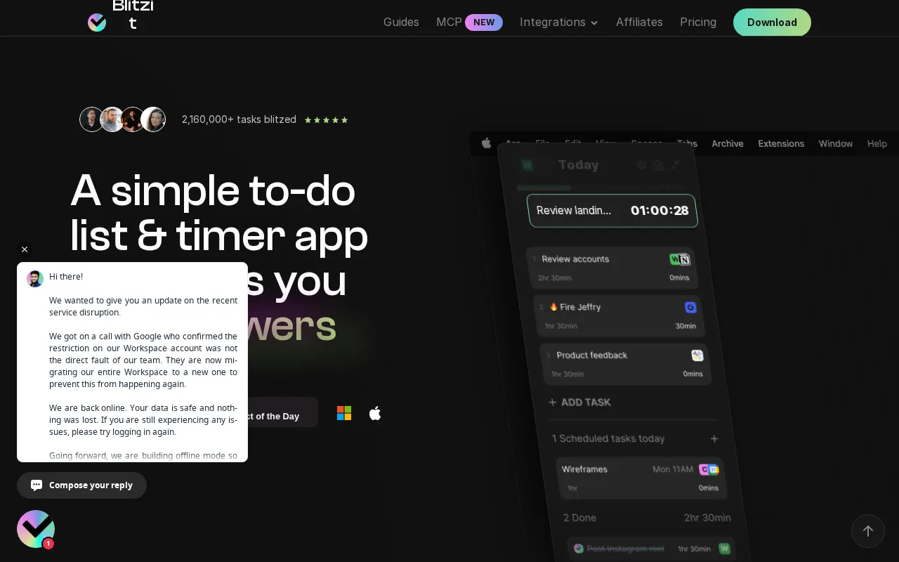 Blitzit — preview screenshot