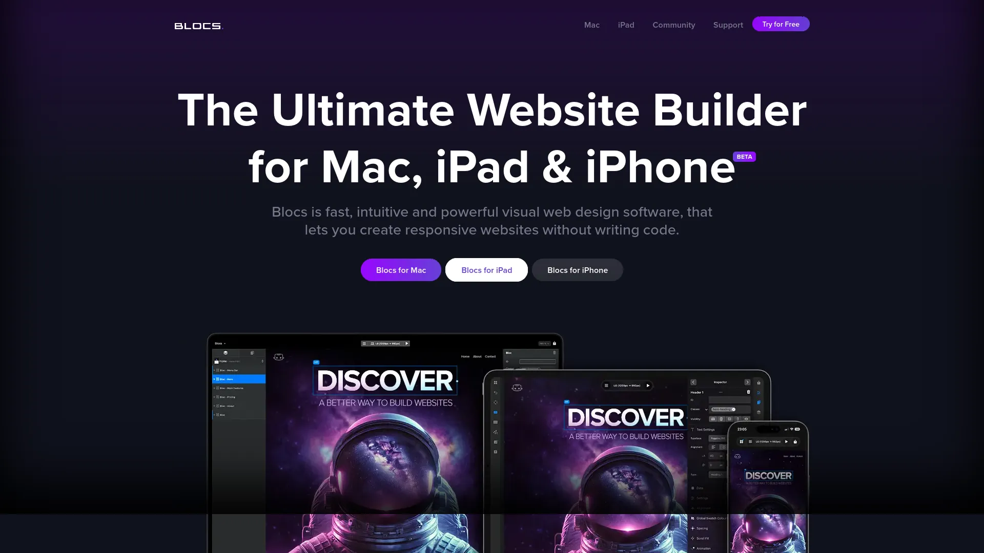 Blocs — preview screenshot