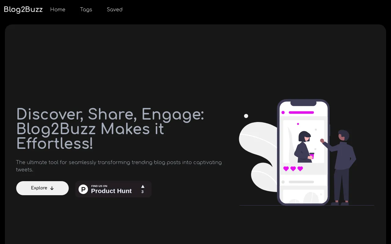 Blog2Buzz — preview screenshot