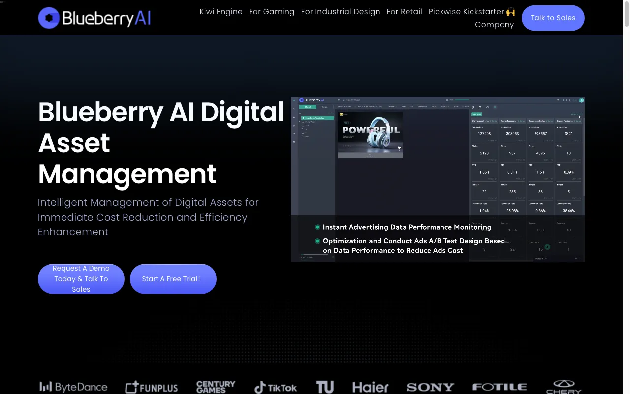 Blueberry AI — preview screenshot