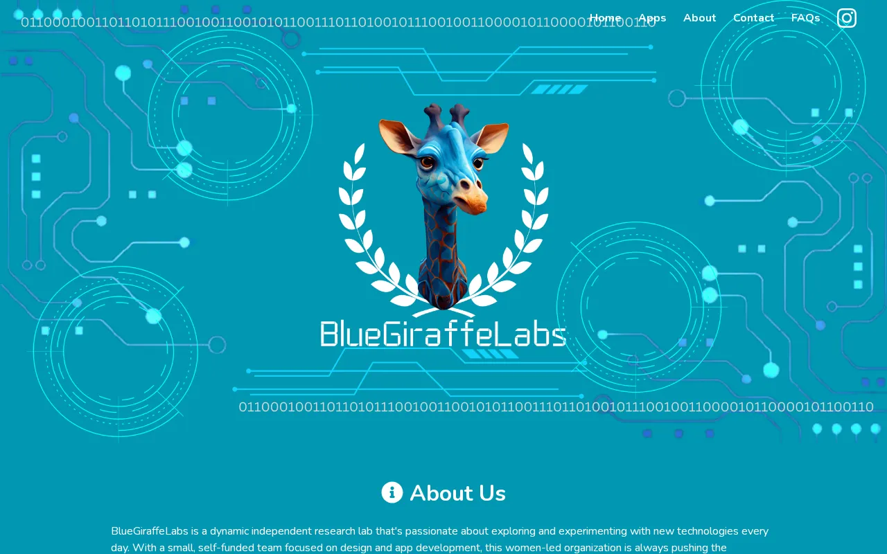 BlueGiraffeLabs — preview screenshot