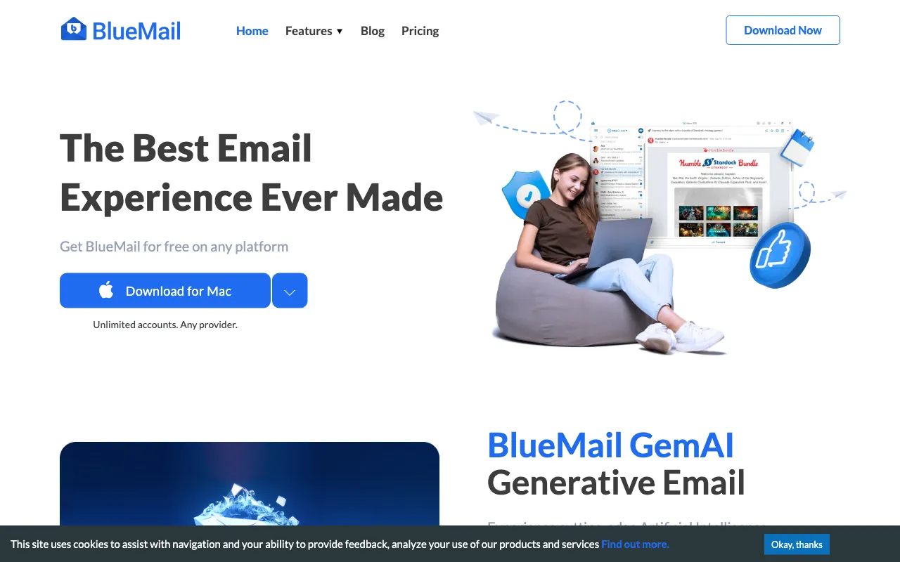 BlueMail — preview screenshot