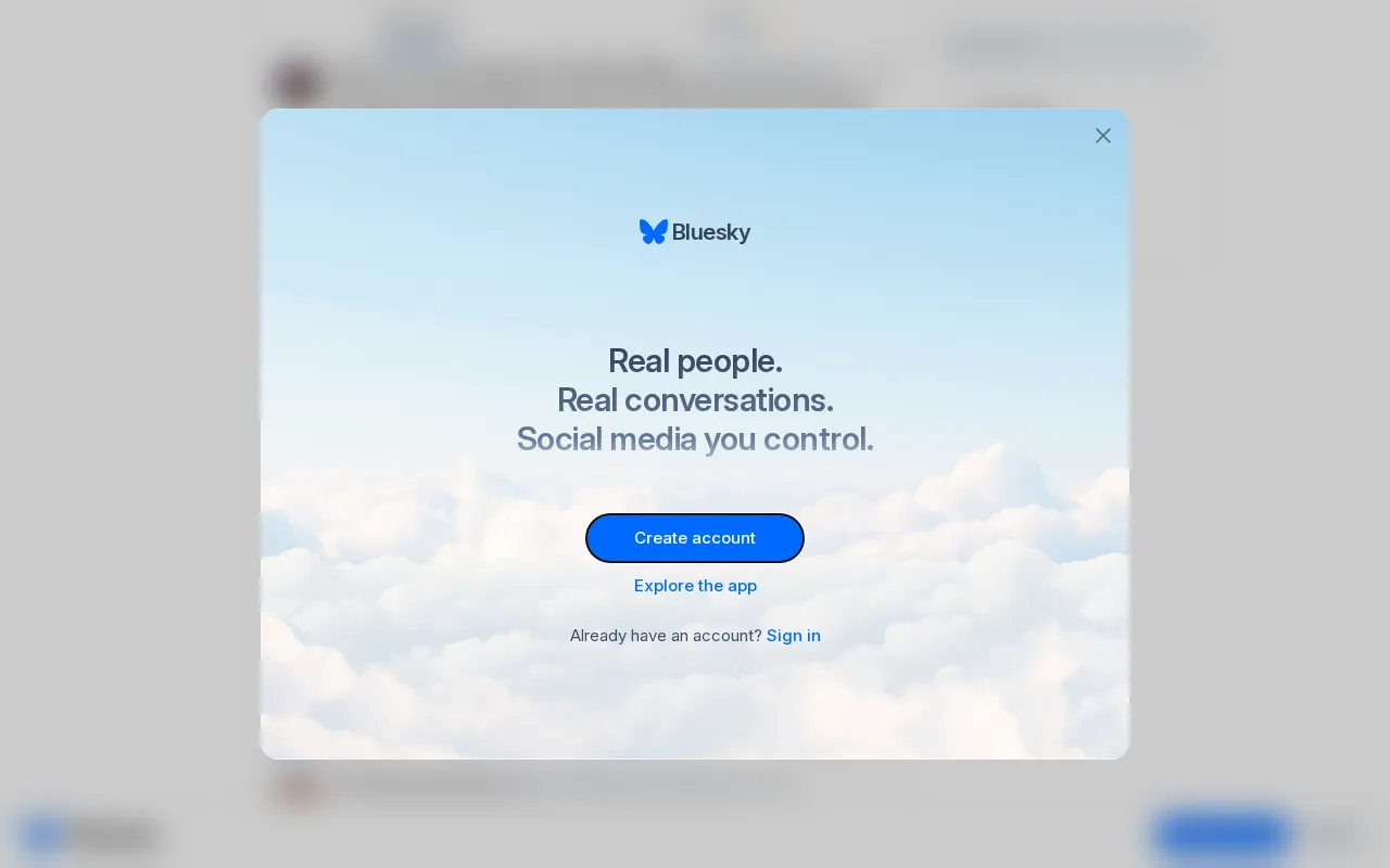 Bluesky — preview screenshot