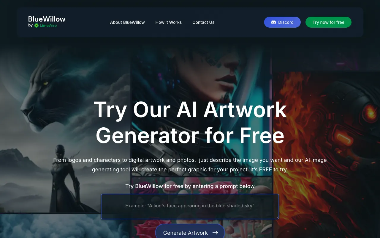 BlueWillow — preview screenshot