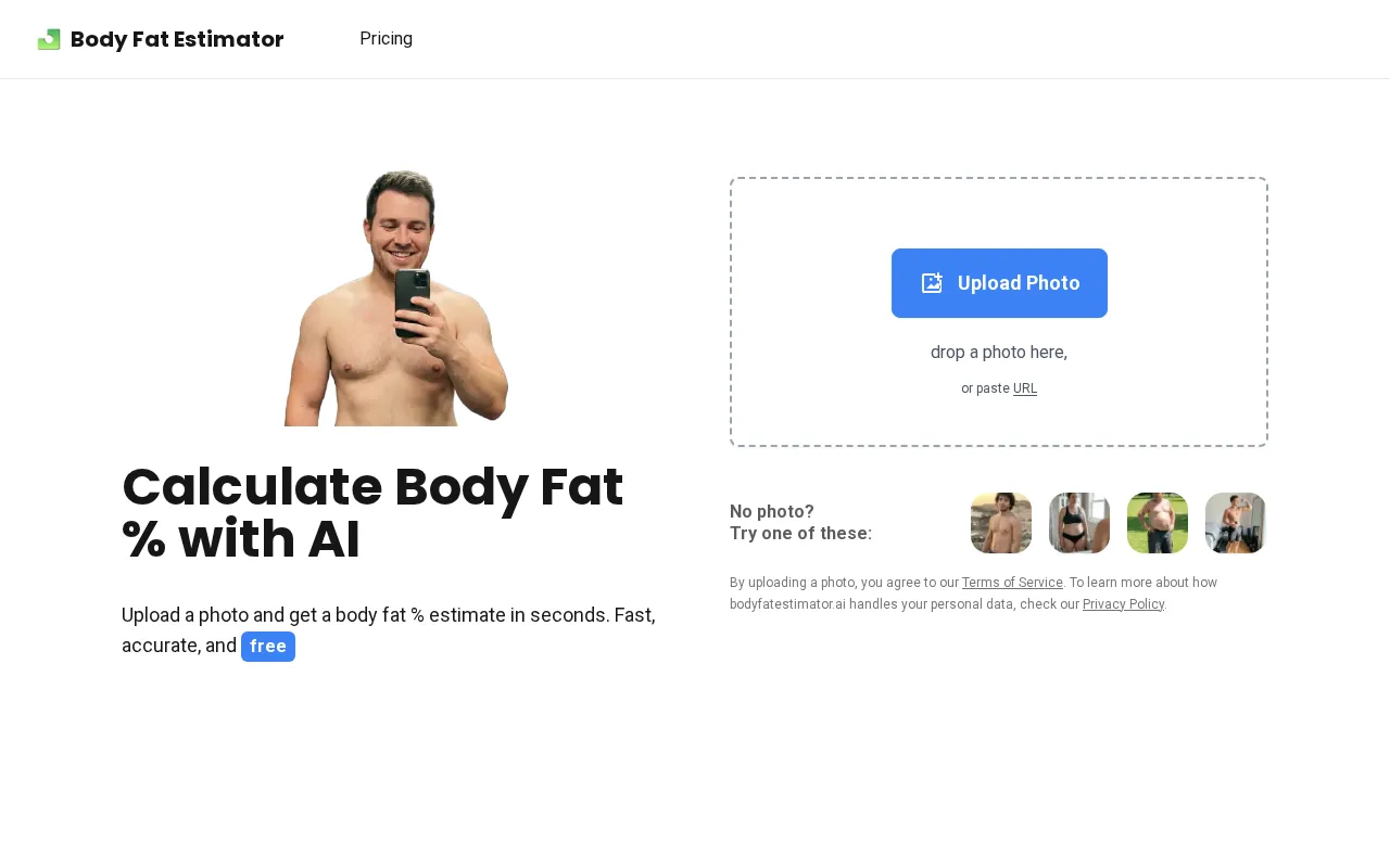 Body Fat Estimator — preview screenshot