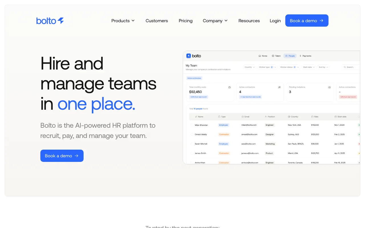 Bolto — preview screenshot