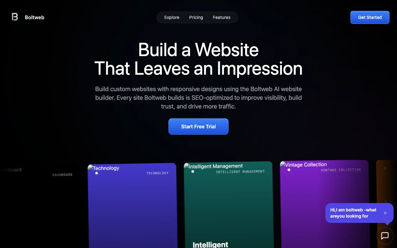 Boltweb — preview screenshot
