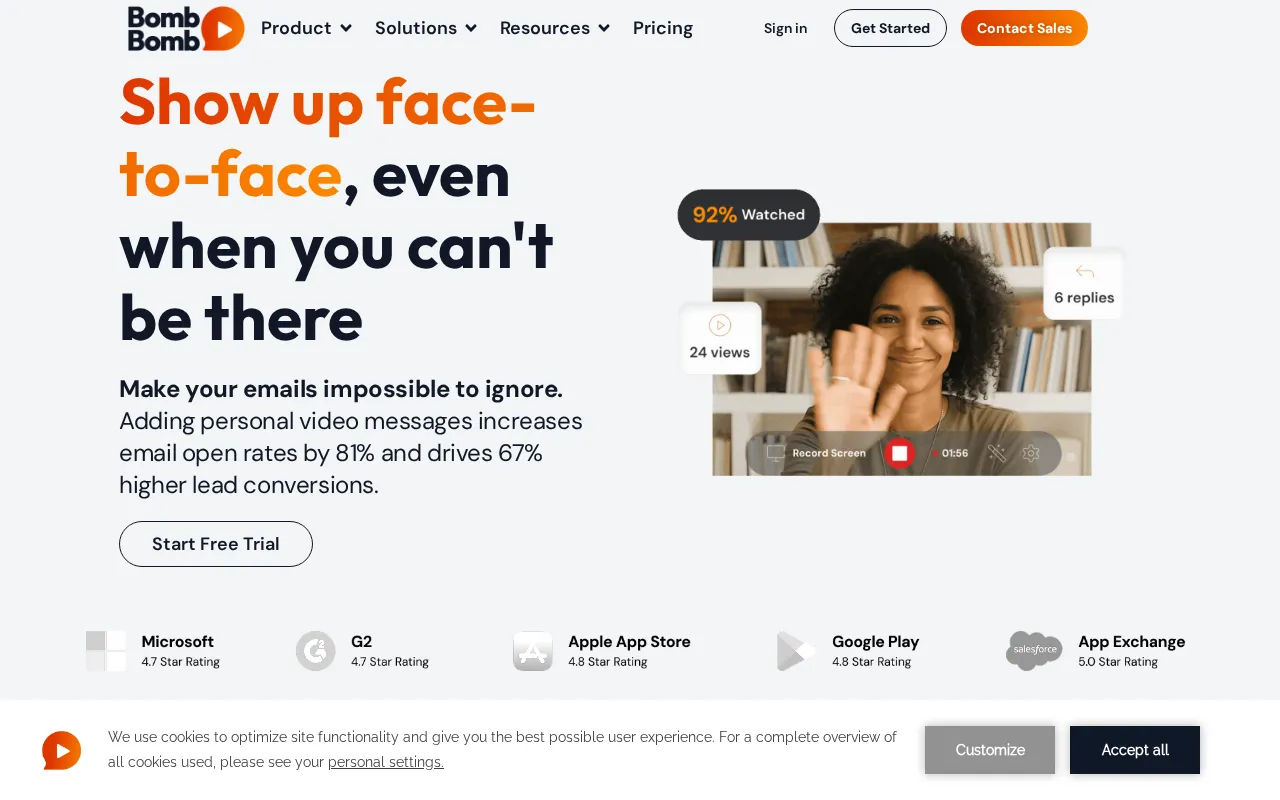 Bombbomb — preview screenshot