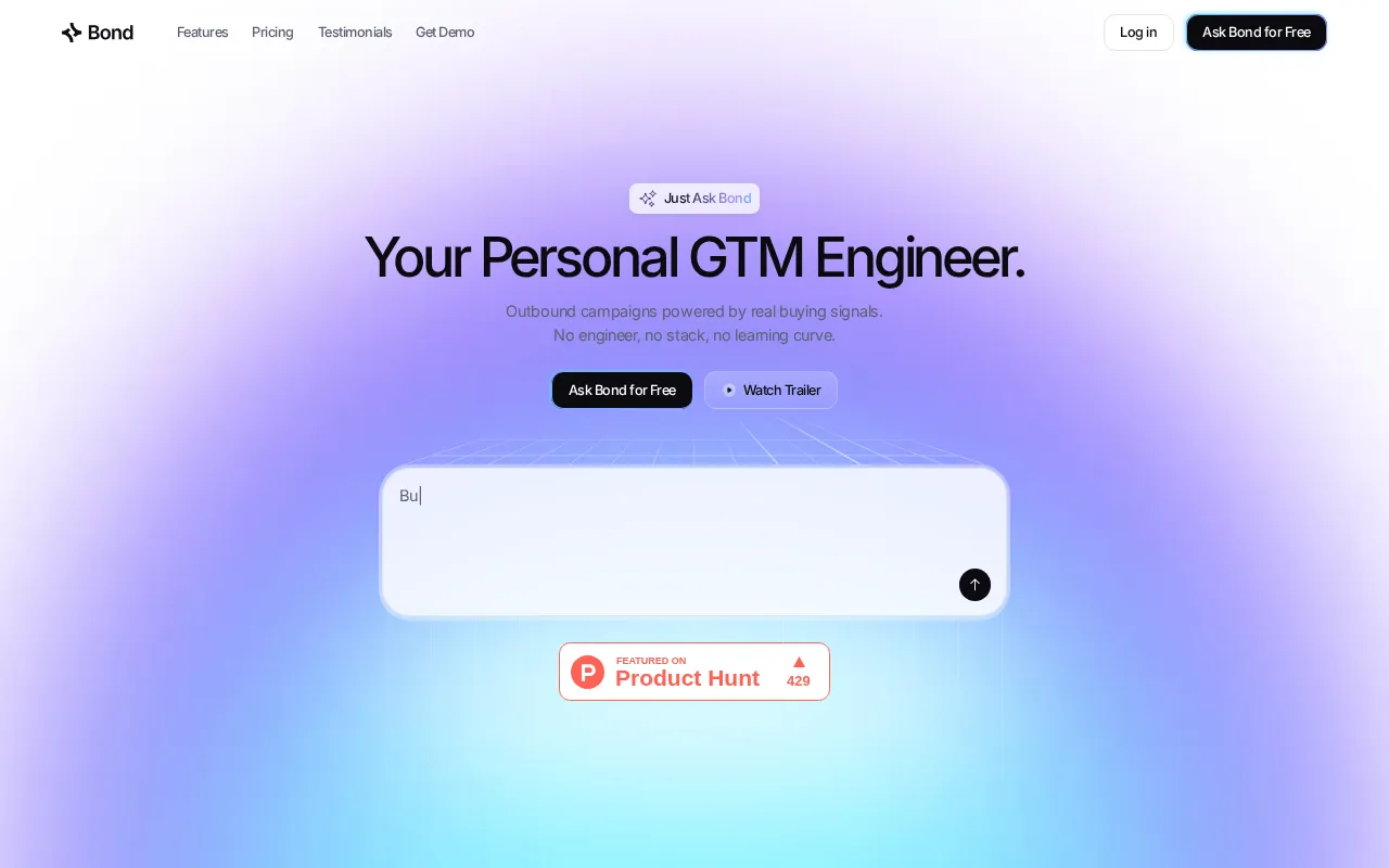 Bond — preview screenshot