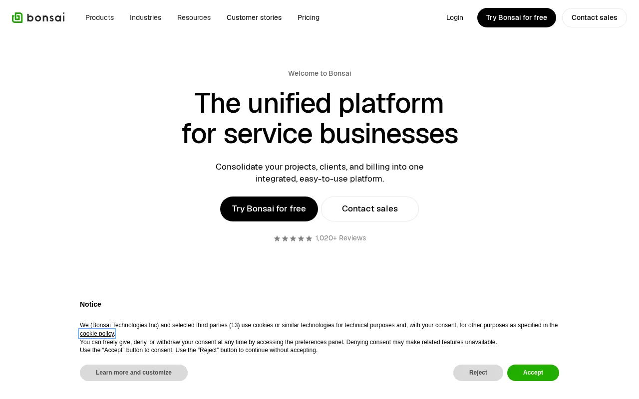Bonsai — preview screenshot