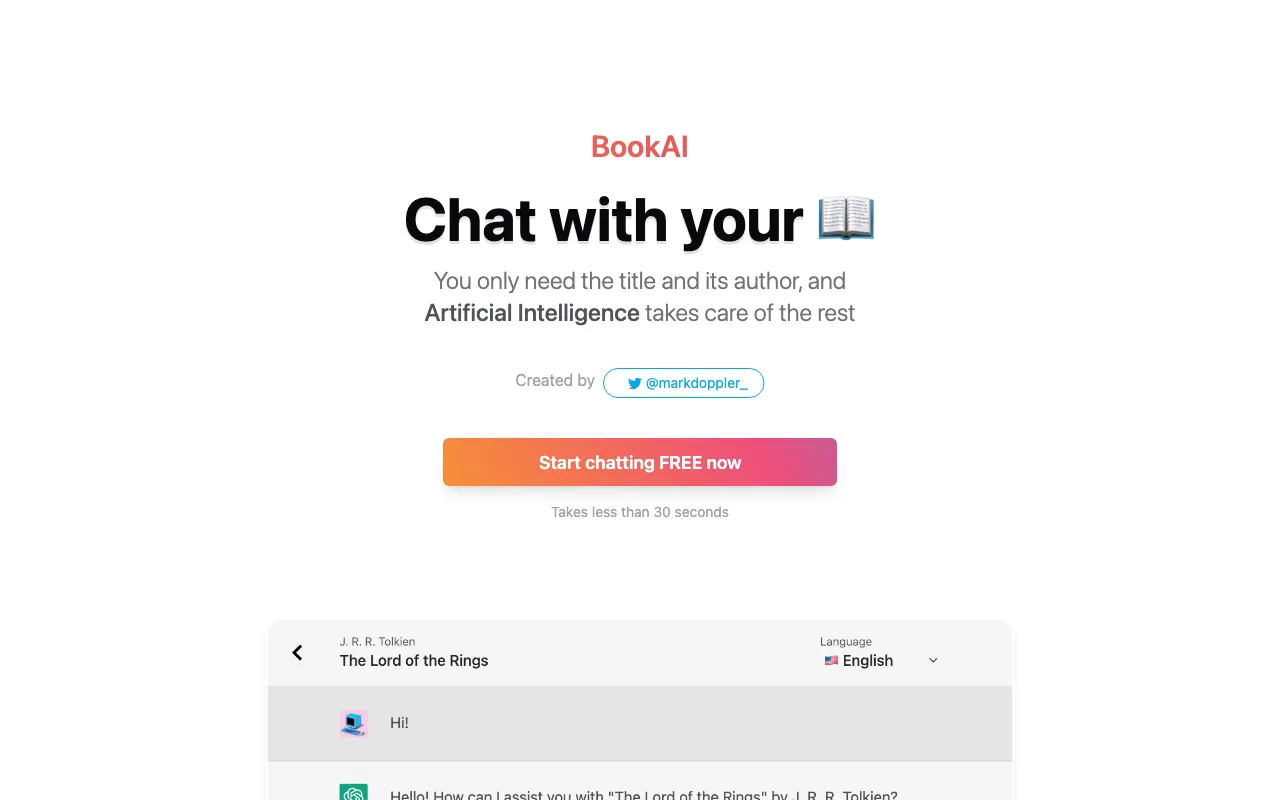 BookAI.chat — preview screenshot