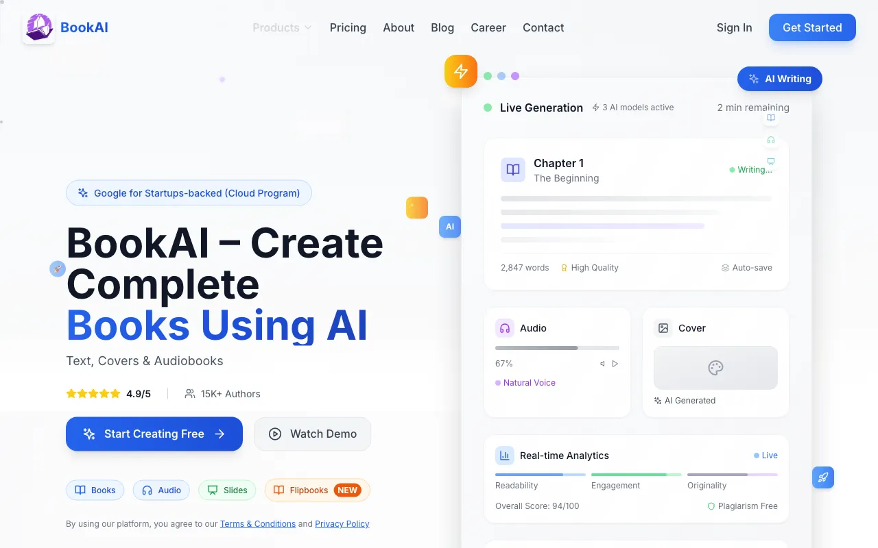 BookAI — preview screenshot