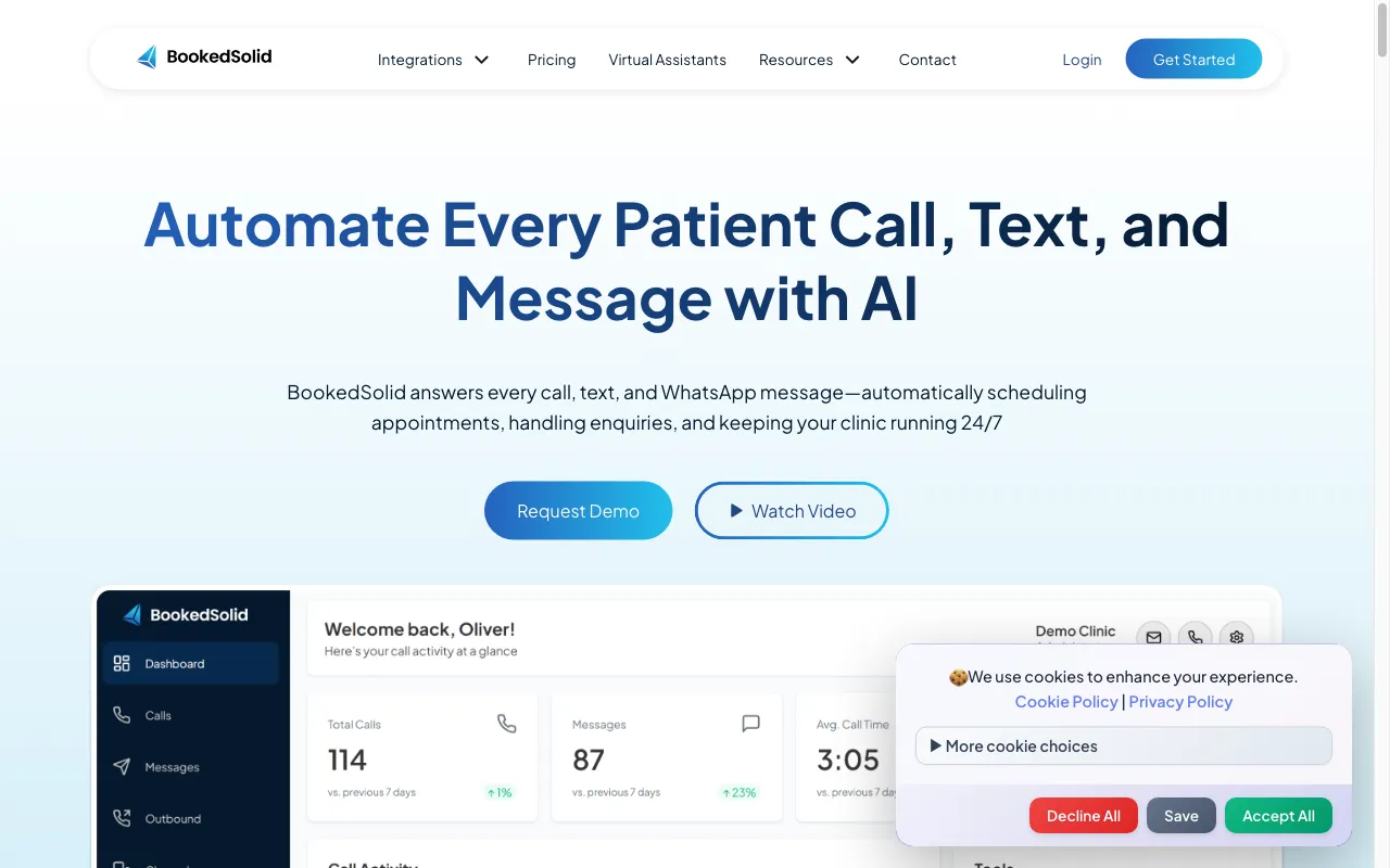 BookedSolid — preview screenshot