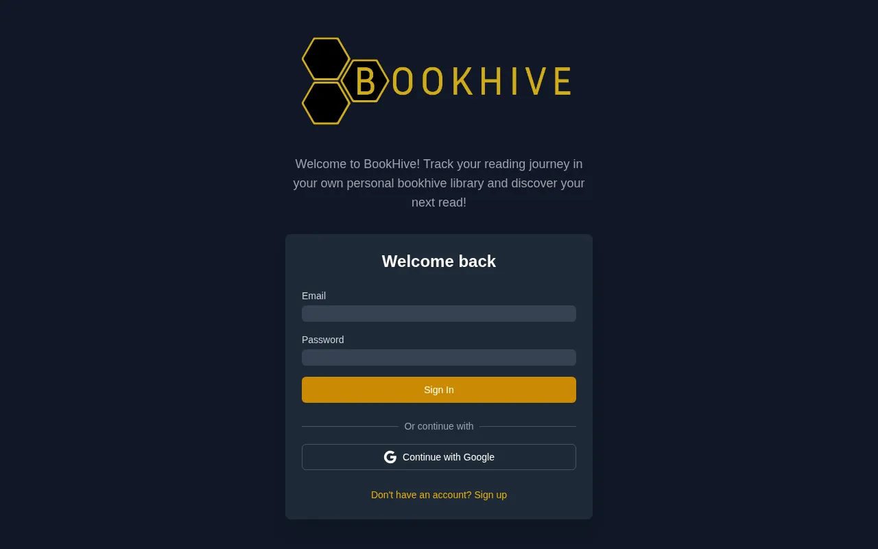 BookHive — pricing page