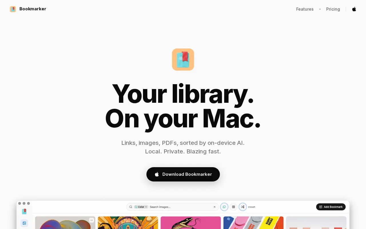 Bookmarker — preview screenshot