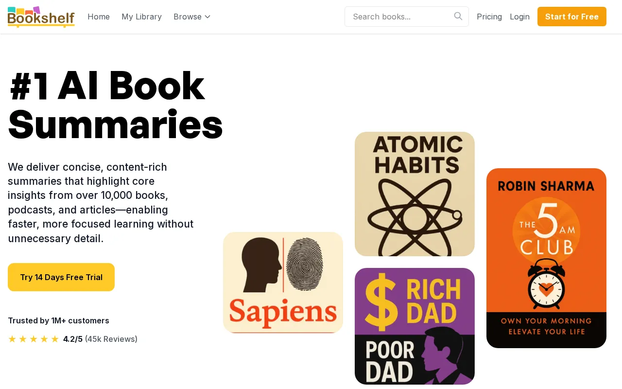 Bookshelf.ai — preview screenshot