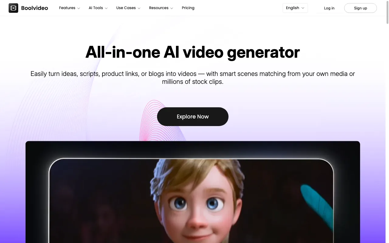 Boolvideo — preview screenshot