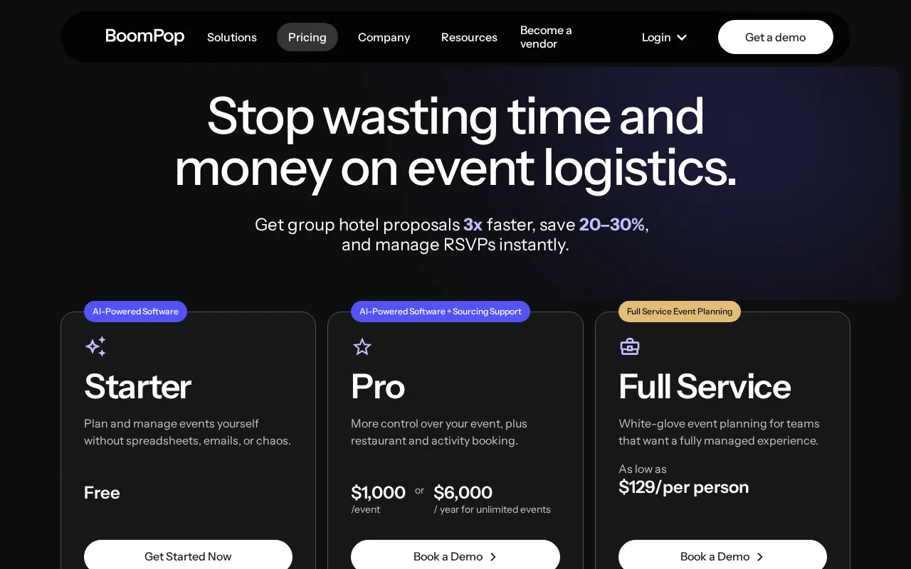 BoomPop — pricing page