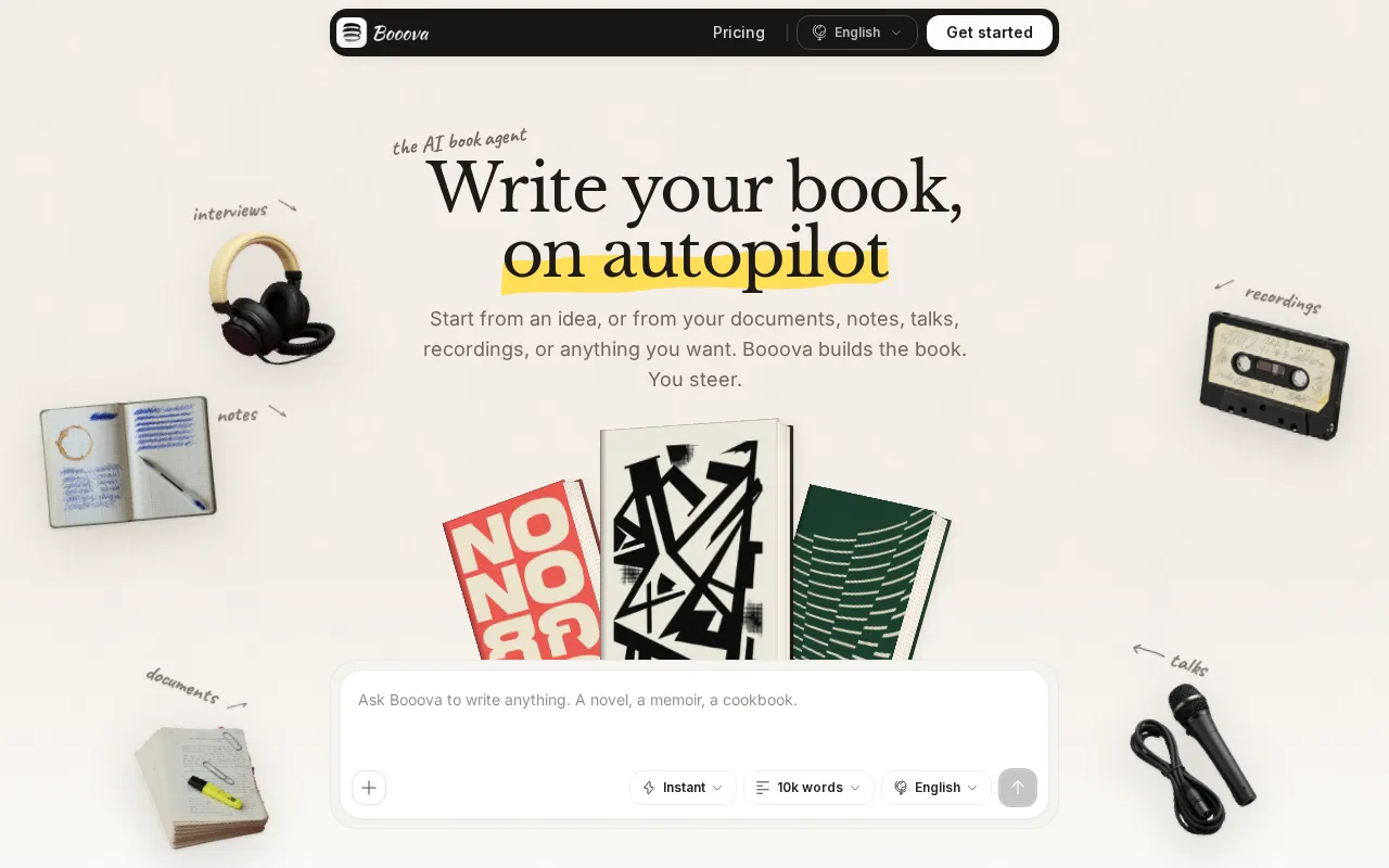 Booova — preview screenshot