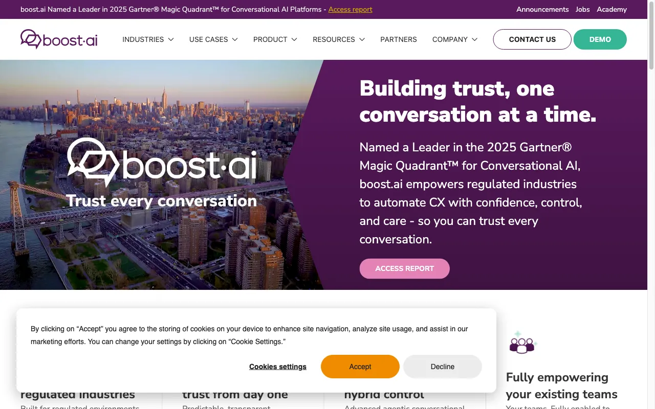 Boost.ai — preview screenshot