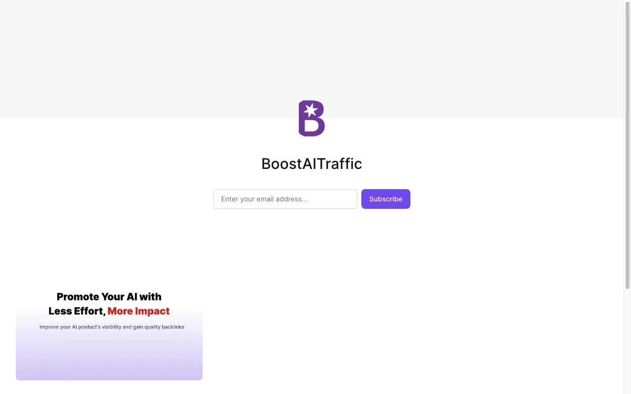 BoostAITraffic — preview screenshot