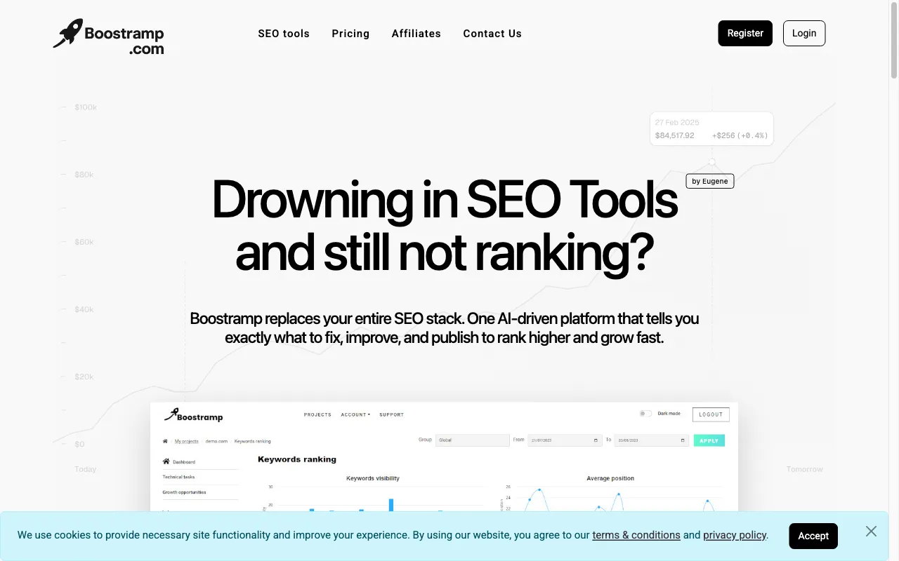 Boostramp — preview screenshot