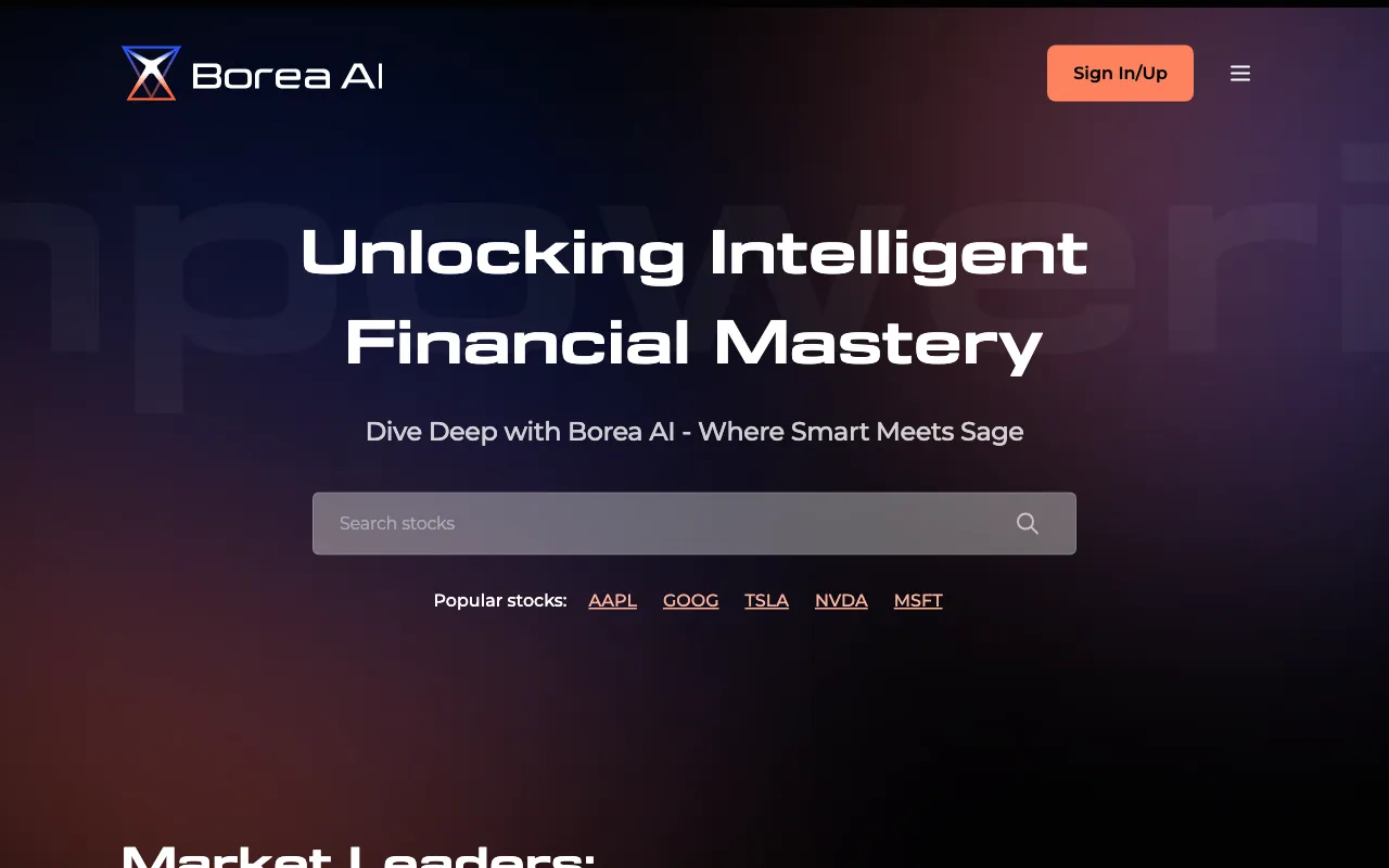 Borea AI — preview screenshot