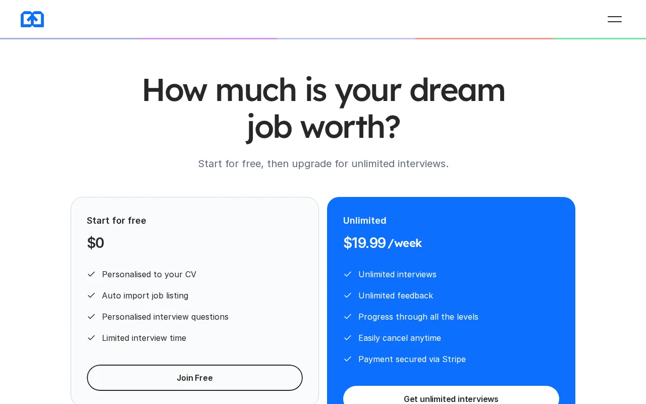 Bossed — pricing page