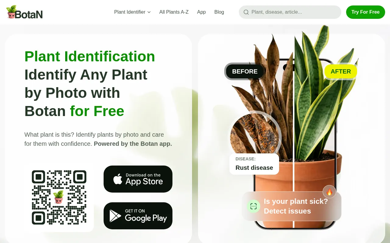 BotanApp — preview screenshot
