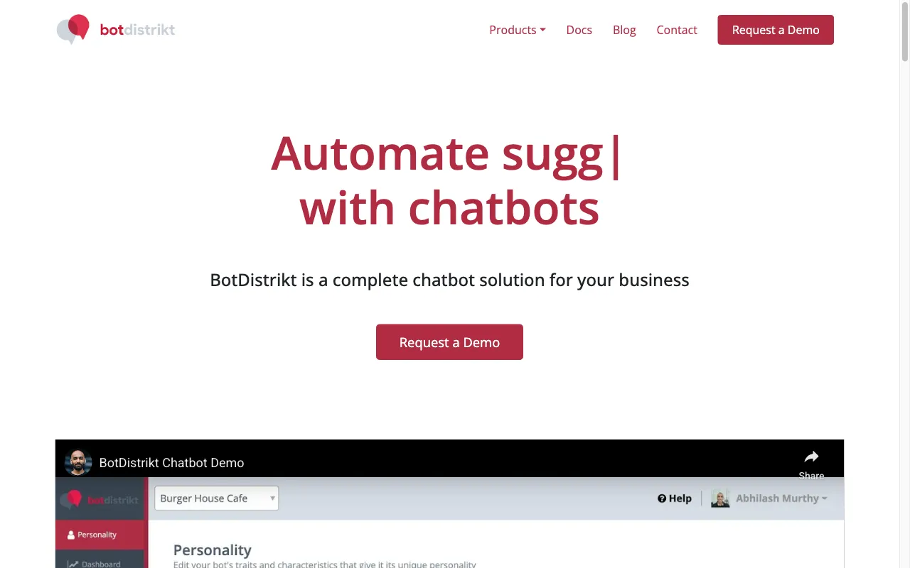 BotDistrikt — preview screenshot
