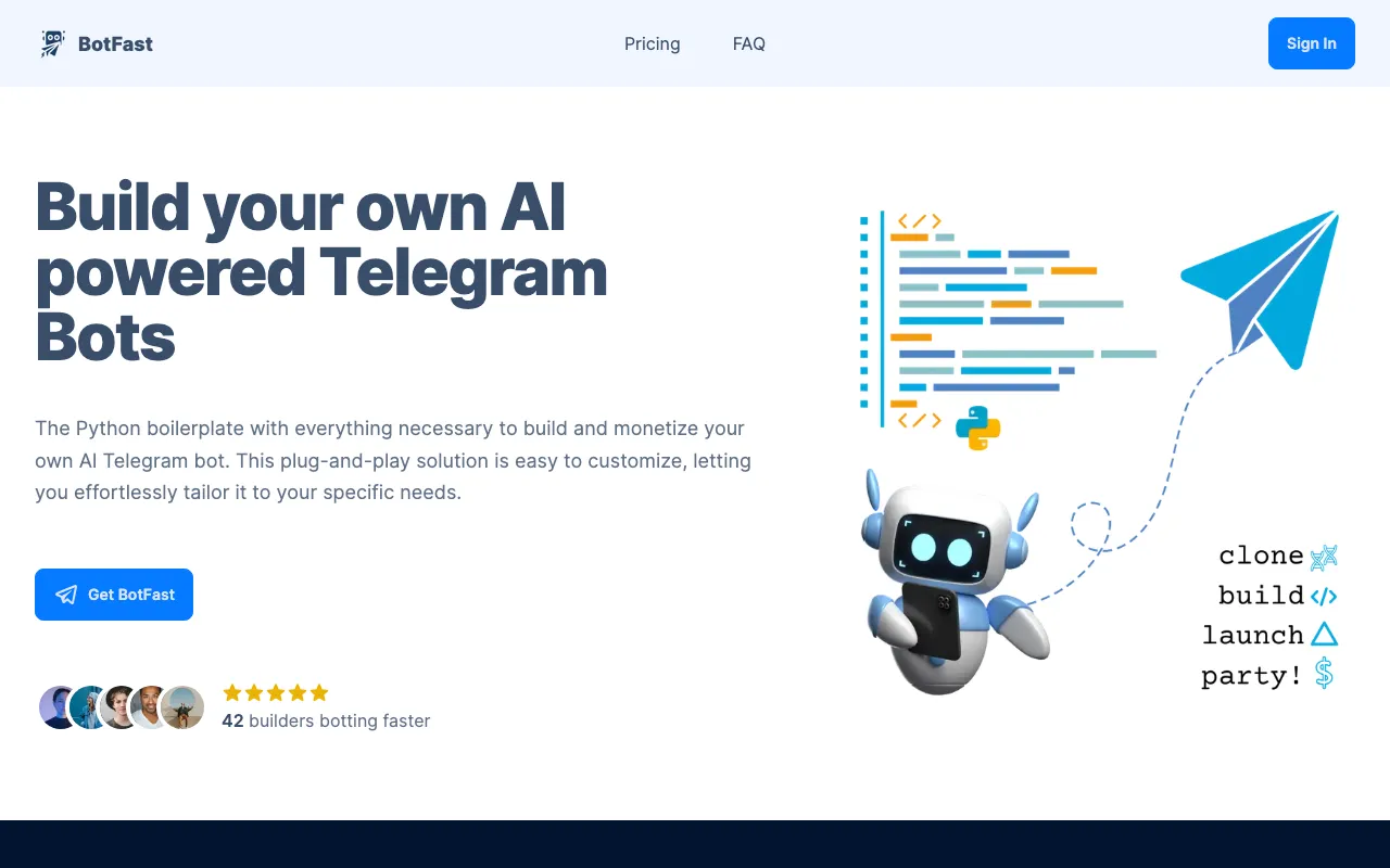 Botfast — preview screenshot