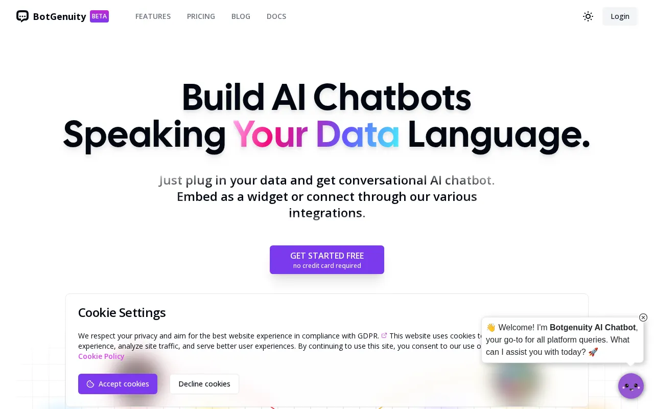 BotGenuity — preview screenshot